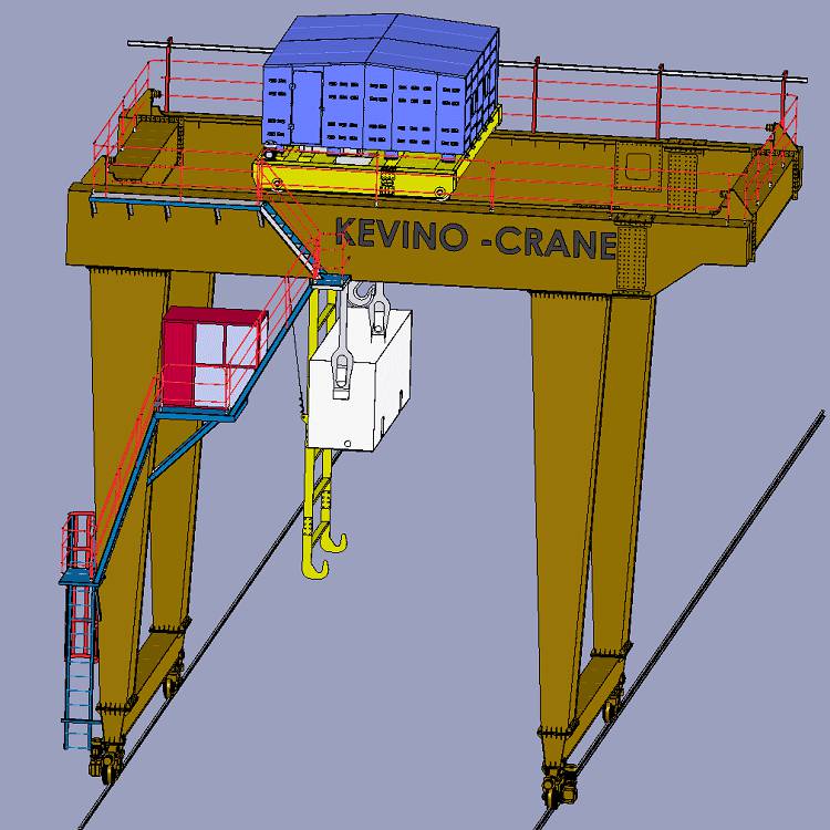 Double girder gantry crane